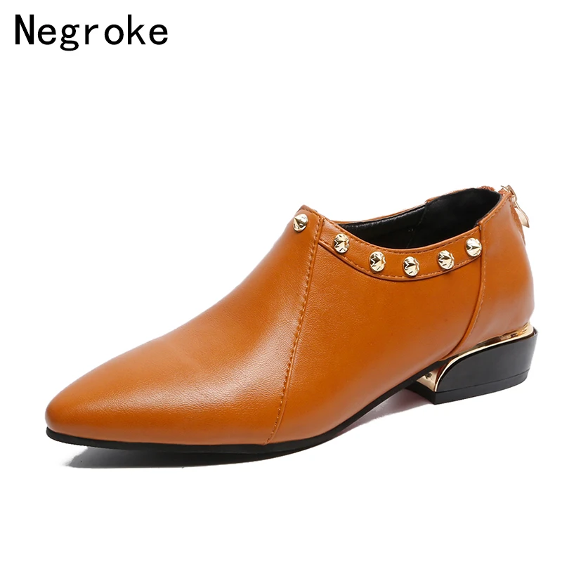 2019 Fashion Ankle Boots For Women Pointed Toe PU Leather Rubber Botines Footwear Female Rivet Low Heel Shoes Zapatos Mujer
2019 Fashion Ankle Boots For Women Pointed Toe PU Leather Rubber Botines Footwear Female Rivet Low Heel Shoes Zapatos Mujer