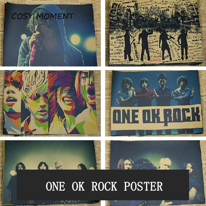 COSY MOMENT ONE OK ROCK Janpanese Rock Band Vintage Poster Retro Home Decoration Cafe Wall Decorative Painting Poster QT374
COSY MOMENT ONE OK ROCK Janpanese Rock Band Vintage Poster Retro Home Decoration Cafe Wall Decorative Painting Poster QT374