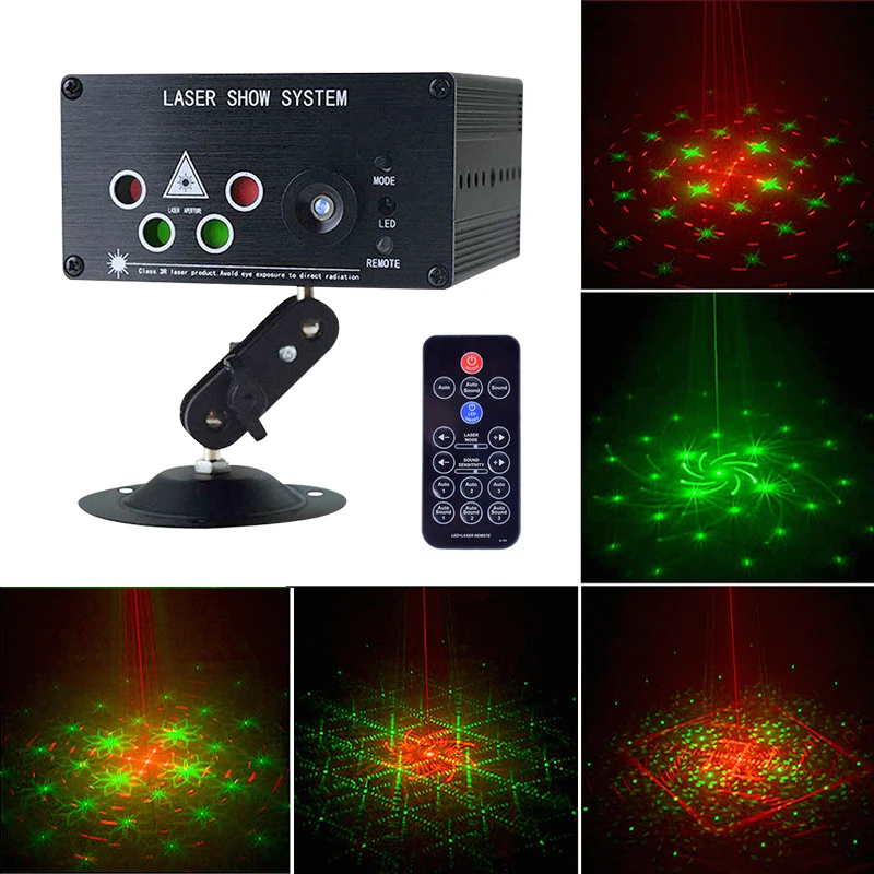 5 hole 120 Patterns Laser Projector RGB Bar Club DJ Party DMX Stage Light Sound/Remote Controll LED Disco Light Sound Activated
5 hole 120 Patterns Laser Projector RGB Bar Club DJ Party DMX Stage Light Sound/Remote Controll LED Disco Light Sound Activated