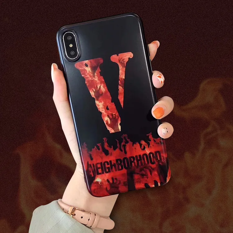 NEIGHBORHOOD flame fashion iphonecase for 6s 7 8plus xs max Half-wrapped Case Anti-knock Dirt-resistant
NEIGHBORHOOD flame fashion iphonecase for 6s 7 8plus xs max Half-wrapped Case Anti-knock Dirt-resistant