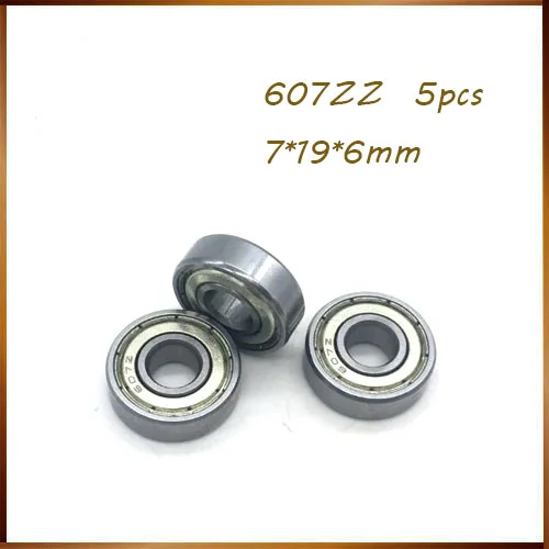 Free shipping 5pcs 607ZZ bearing 607 ZZ Miniature 607-ZZ Deep Groove ball bearing 7*19*6mm
Free shipping 5pcs 607ZZ bearing 607 ZZ Miniature 607-ZZ Deep Groove ball bearing 7*19*6mm