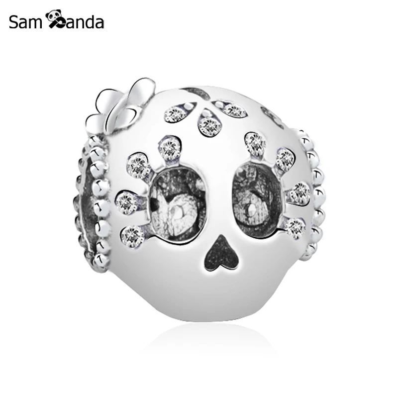 Original 925 Sterling Silver Charms Crystal Beads Fit Pandora Bracelet Flower Sparkling Skull Charm Women Diy Fashion Jewelry
Original 925 Sterling Silver Charms Crystal Beads Fit Pandora Bracelet Flower Sparkling Skull Charm Women Diy Fashion Jewelry