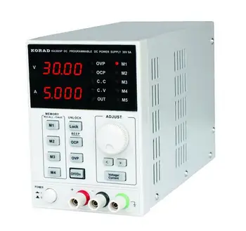 KORAD KA3005P High precision Programmable Adjustable Digital DC POWER SUPPLY 30V/5A R232 and USB Connect computer 220V
KORAD KA3005P High precision Programmable Adjustable Digital DC POWER SUPPLY 30V/5A R232 and USB Connect computer 220V