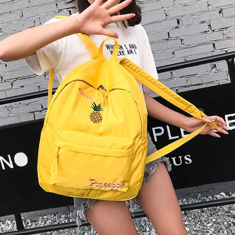 Fashion Cute Fruits Strawberry Embroidery Women Backpacks Cartoon School Bags for Teenage Girls Preppy Ladies Bag Mochilas Z60
Fashion Cute Fruits Strawberry Embroidery Women Backpacks Cartoon School Bags for Teenage Girls Preppy Ladies Bag Mochilas Z60