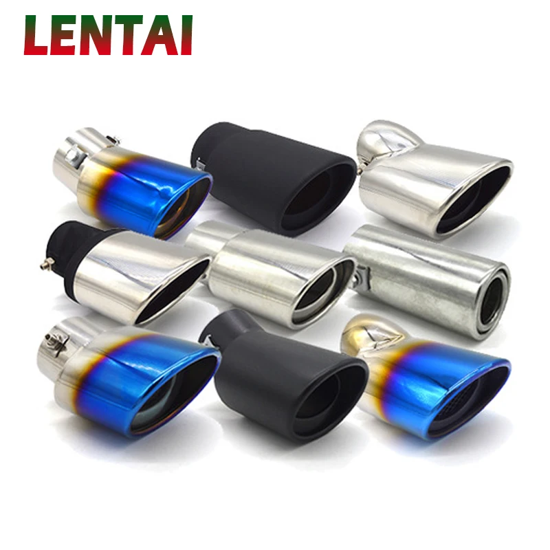 LENTAI Auto Chrome Stainless Steel Car Exhaust Muffler Tip pipe For Toyota Ford Lada Honda Styling for Universal car accessories
LENTAI Auto Chrome Stainless Steel Car Exhaust Muffler Tip pipe For Toyota Ford Lada Honda Styling for Universal car accessories