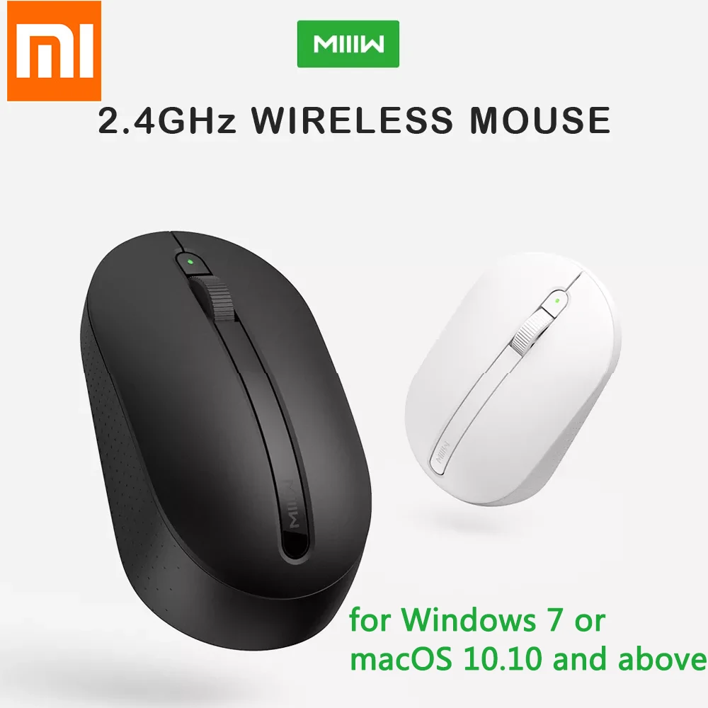 Original Xiaomi MIIIW Wireless Mouse 2.4GHz 1000DPI Wireless Office Mouse for Laptop Non-slip Texture Fully Symmetric Design
Original Xiaomi MIIIW Wireless Mouse 2.4GHz 1000DPI Wireless Office Mouse for Laptop Non-slip Texture Fully Symmetric Design
