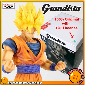 Japan Anime "Dragon Ball Z" Original Banpresto Grandista Resolution of Soldiers ROS Collection Figure - Super Saiyan Son Goku
Japan Anime "Dragon Ball Z" Original Banpresto Grandista Resolution of Soldiers ROS Collection Figure - Super Saiyan Son Goku