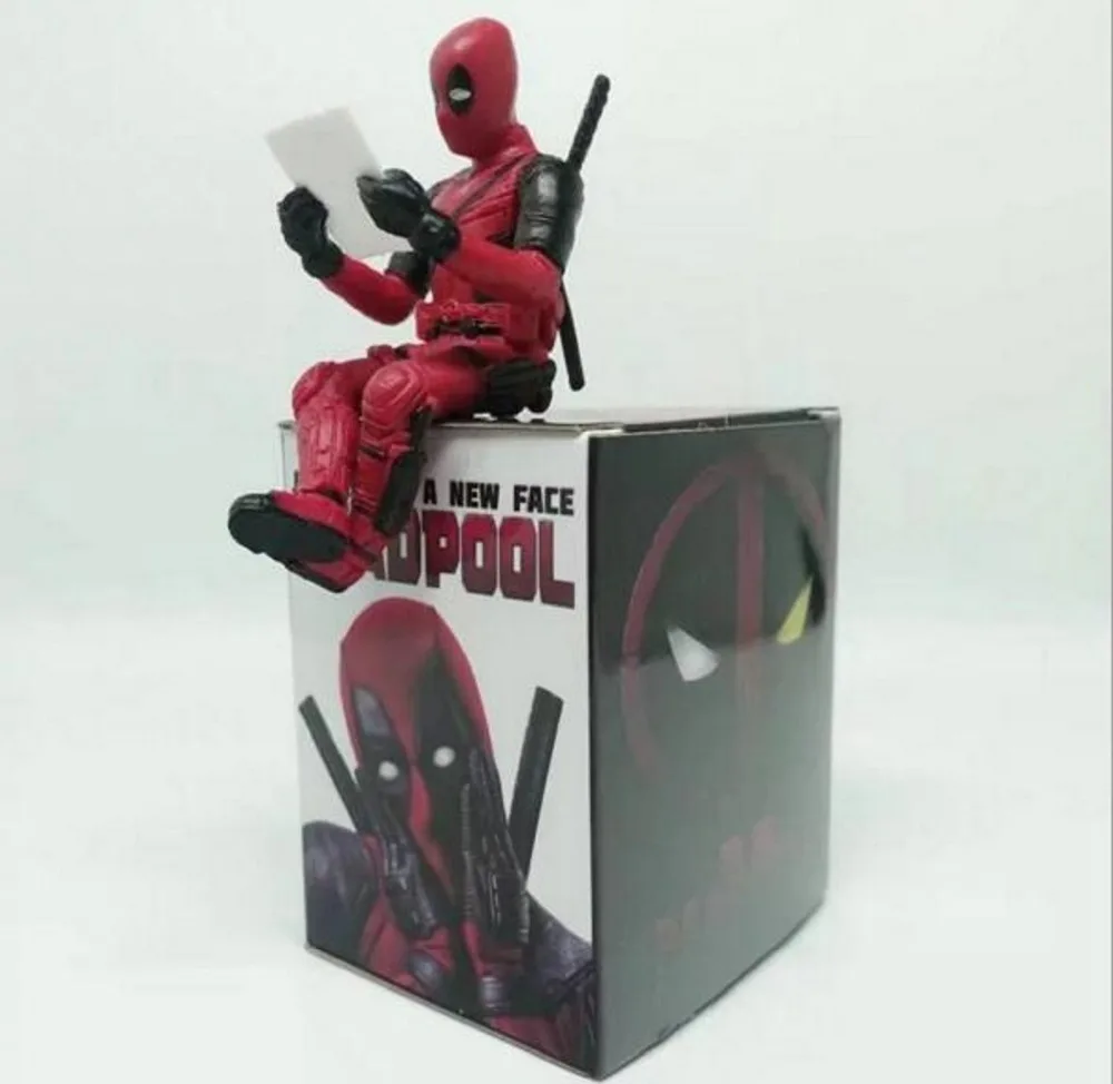 HOT Marvel X-Men Deadpool 2 Action Figure Sitting Posture Model Anime Mini Doll Decoration PVC Collection Figurine Toys model
HOT Marvel X-Men Deadpool 2 Action Figure Sitting Posture Model Anime Mini Doll Decoration PVC Collection Figurine Toys model