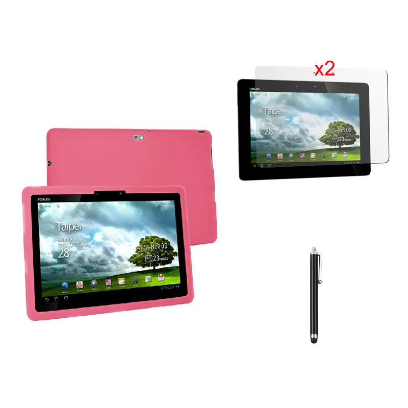 Fashion Ultra Slim Soft Silicone Skin Pouch Bag Cover Case + 2 * Clear Films + Stylus For Asus Eee Pad Transformer Prime TF201
Fashion Ultra Slim Soft Silicone Skin Pouch Bag Cover Case + 2 * Clear Films + Stylus For Asus Eee Pad Transformer Prime TF201