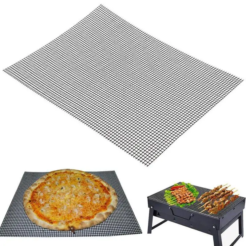 BBQ Grill Mesh Mat Reusable Sheet Resistant Barbecue Bake Meat Barbecue Supplies Non-stick Barbecue Grilling Mats
BBQ Grill Mesh Mat Reusable Sheet Resistant Barbecue Bake Meat Barbecue Supplies Non-stick Barbecue Grilling Mats