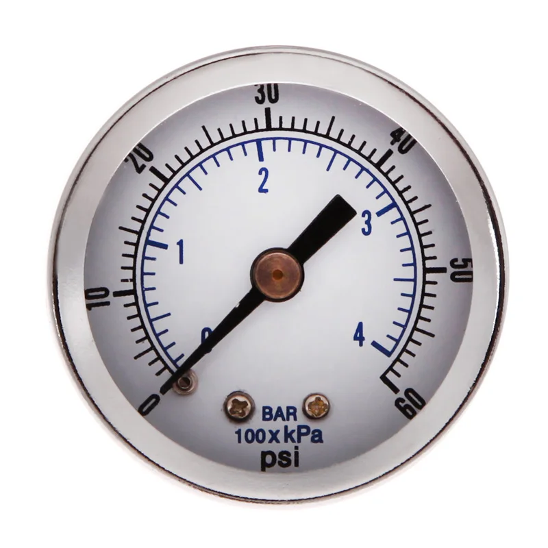 1.5" Dial 1/8" NPT Mini Pressure Gauge Air Compressor Hydraulic Vacuum Gauge Manometer Pressure Tester 0-60 PSI Back Mount
1.5" Dial 1/8" NPT Mini Pressure Gauge Air Compressor Hydraulic Vacuum Gauge Manometer Pressure Tester 0-60 PSI Back Mount