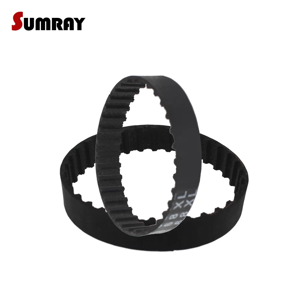 

SUMRAY XL Timing Belt 60/64/68/70/72/74/76/78 XL Rubber Belts Transmission For XL Timing Pulleys 11mm Belt Width