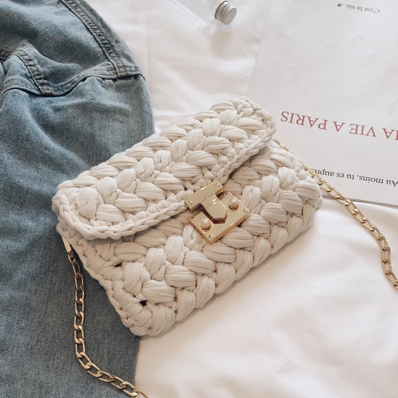 Handwoven Bag Summer Bag for Beach Handmade Women Chain Elegant Handbags White Ladies Shopping Handbag Cross Body Bags 2019 New
Handwoven Bag Summer Bag for Beach Handmade Women Chain Elegant Handbags White Ladies Shopping Handbag Cross Body Bags 2019 New