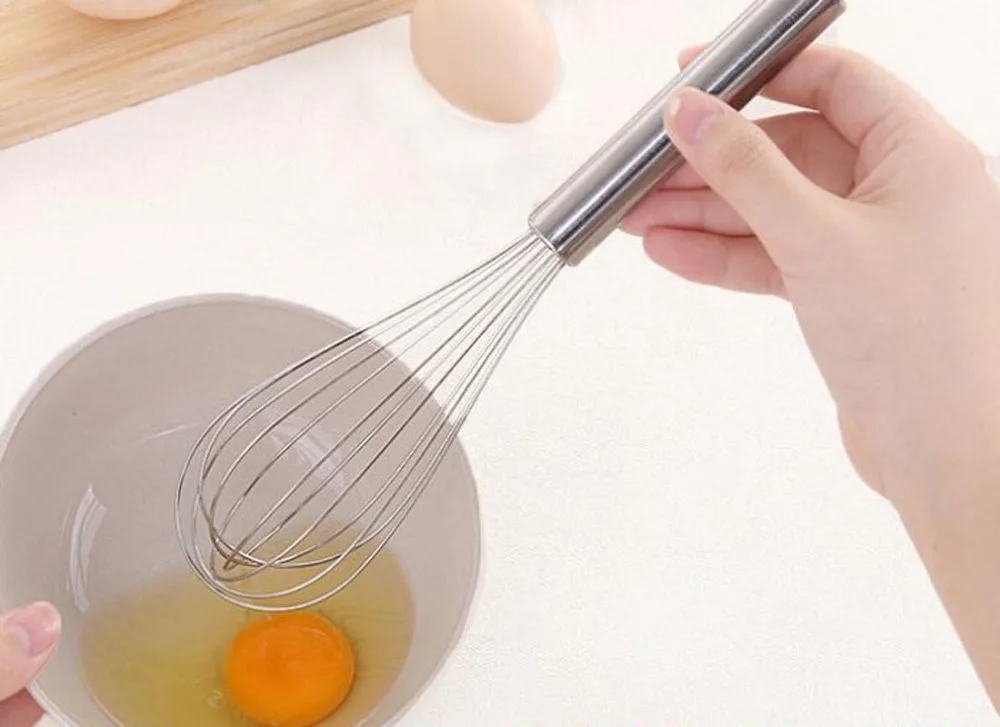 Bigger size Egg Beater Whisk length 6/8/10/12 inch Stainless Steel Strengthening Hand Kitchen Tool Baking
Bigger size Egg Beater Whisk length 6/8/10/12 inch Stainless Steel Strengthening Hand Kitchen Tool Baking