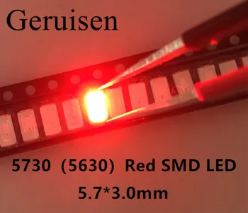 5630/5730 SMD/SMT Red SMD 5730 LED Surface Mount Red 2.0~2.6V 620-625nm Ultra Birght Led Diode Chip 5730 Red 3000PCS
5630/5730 SMD/SMT Red SMD 5730 LED Surface Mount Red 2.0~2.6V 620-625nm Ultra Birght Led Diode Chip 5730 Red 3000PCS