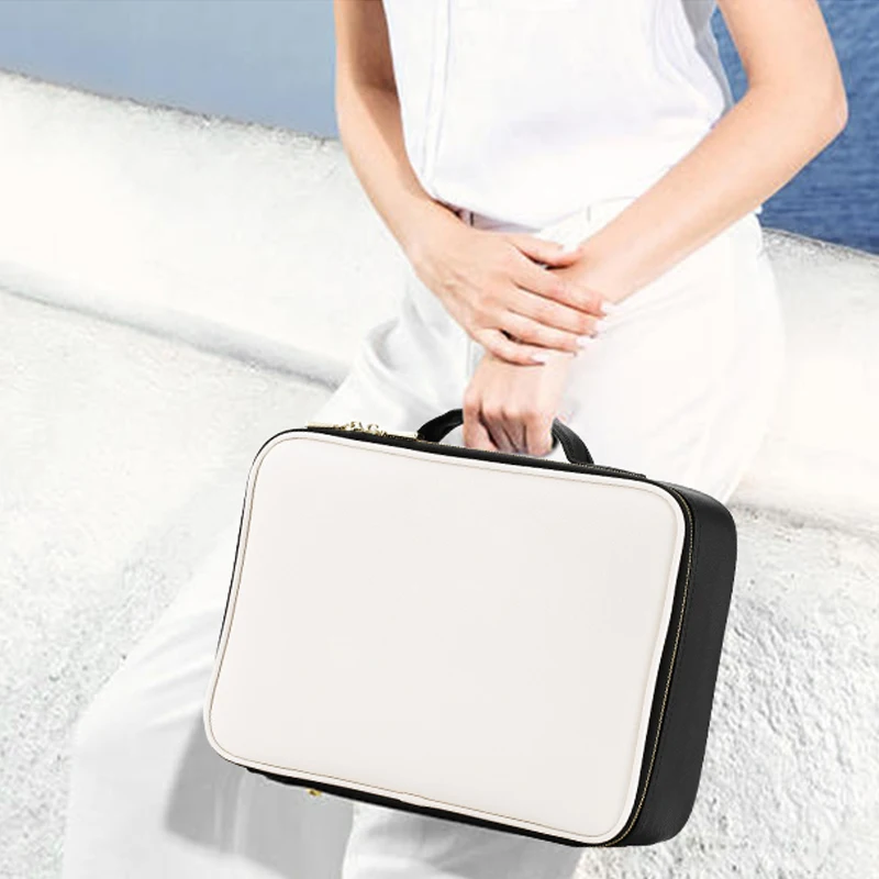 2019 Clapboard Cosmetic Bag Professional Make Up Box Large Capacity Storage Handbag Travel Insert Toiletry Makeup suitcase
2019 Clapboard Cosmetic Bag Professional Make Up Box Large Capacity Storage Handbag Travel Insert Toiletry Makeup suitcase
