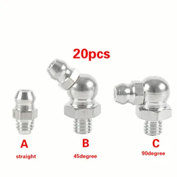20pcs 304 201 stainless steel Grease nipple Oil mouth Grease nipple metric thread straight /45 degree/90 degree grease fitting M6 M8 M10
20pcs 304 201 stainless steel Grease nipple Oil mouth Grease nipple metric thread straight /45 degree/90 degree grease fitting M6 M8 M10