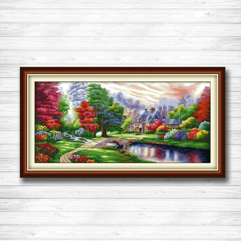 Colorful Scenery dmc 14CT 11CT counted cross stitch Needlework Set Embroidery kits chinese cross stitch Home decor crafts
Colorful Scenery dmc 14CT 11CT counted cross stitch Needlework Set Embroidery kits chinese cross stitch Home decor crafts