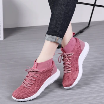 Women Running Shoes Fly Weave Breathable Light Weight Sport Woman Shoes Ladies Comfort Female Sneakers Athletic Training Shoes
Women Running Shoes Fly Weave Breathable Light Weight Sport Woman Shoes Ladies Comfort Female Sneakers Athletic Training Shoes