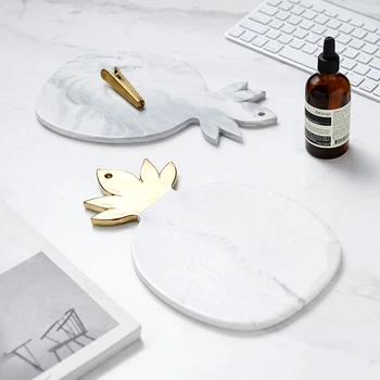 Nordic minimalist gold-plated marble ceramic pineapple flat plate storage tray Western pad dessert can be hung
Nordic minimalist gold-plated marble ceramic pineapple flat plate storage tray Western pad dessert can be hung