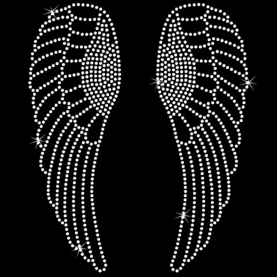 Angel Wings Iron On bling tansferhot fix rhinestone transfer motifs iron on design rhinestone applique patch for shirt
Angel Wings Iron On bling tansferhot fix rhinestone transfer motifs iron on design rhinestone applique patch for shirt