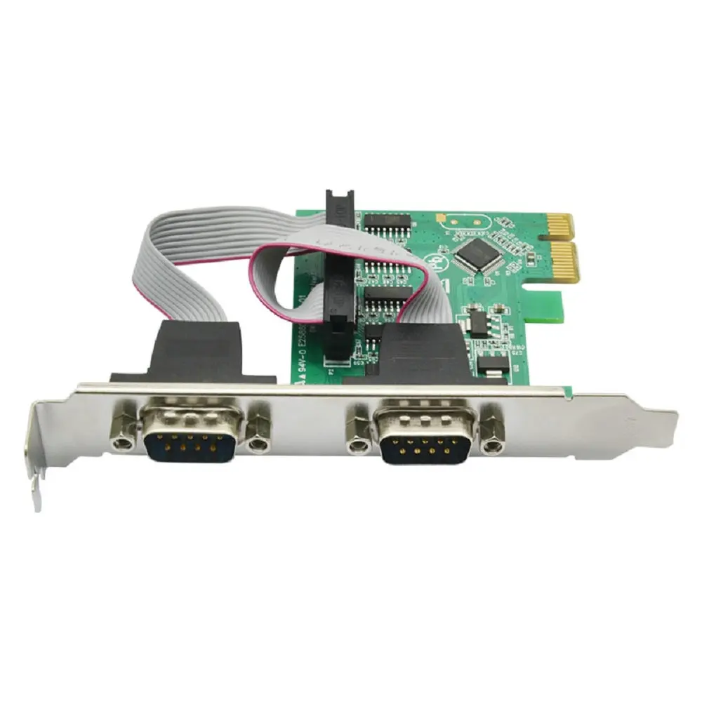 Последовательная плата расширения PCIe, PCI Express, 1,0x1 до 2 портов, промышленный DB9 COM RS232, конвертер, адаптер, контроллер для настольного ПК
Последовательная плата расширения PCIe, PCI Express, 1,0x1 до 2 портов, промышленный DB9 COM RS232, конвертер, адаптер, контроллер для настольного ПК