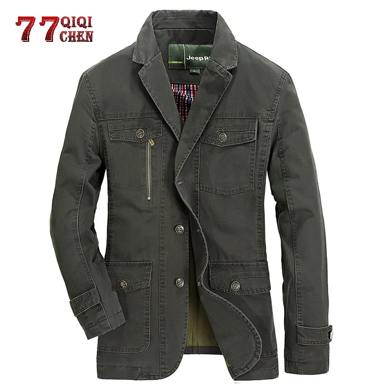 Denim Jacket Men Autumn Blazer Jacket Coat Men Windbreaker Pure Cotton Military Jacket Outerwear Chaqueta Hombre Plus Size L-5XL
Denim Jacket Men Autumn Blazer Jacket Coat Men Windbreaker Pure Cotton Military Jacket Outerwear Chaqueta Hombre Plus Size L-5XL