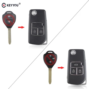 KEYYOU Modified Flip Folding Remote Key Case Shell 2 3 Buttons For Toyota RAV4 Camry Corolla Reiz Crown Sienna Auto Key Cover
KEYYOU Modified Flip Folding Remote Key Case Shell 2 3 Buttons For Toyota RAV4 Camry Corolla Reiz Crown Sienna Auto Key Cover