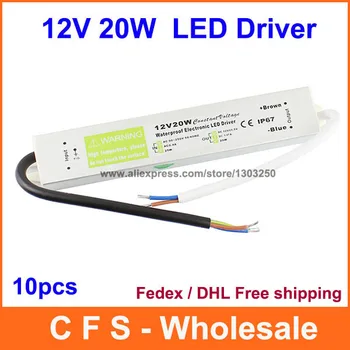 10pcs DC Led Driver 12V 20W Waterproof Electronic CCTV Driver Transformer, 12V 1.67A Power Supply DHL Free Shipping
10pcs DC Led Driver 12V 20W Waterproof Electronic CCTV Driver Transformer, 12V 1.67A Power Supply DHL Free Shipping