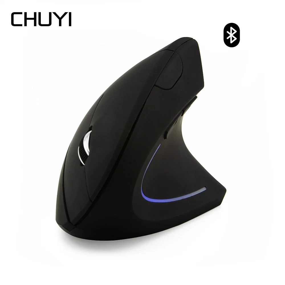 CHUYI Wireless Bluetooth Mouse Ergonomic Vertical Gaming Mouse 800/1200/1600DPI Optical Computer Mice With Mousepad For Laptop
CHUYI Wireless Bluetooth Mouse Ergonomic Vertical Gaming Mouse 800/1200/1600DPI Optical Computer Mice With Mousepad For Laptop