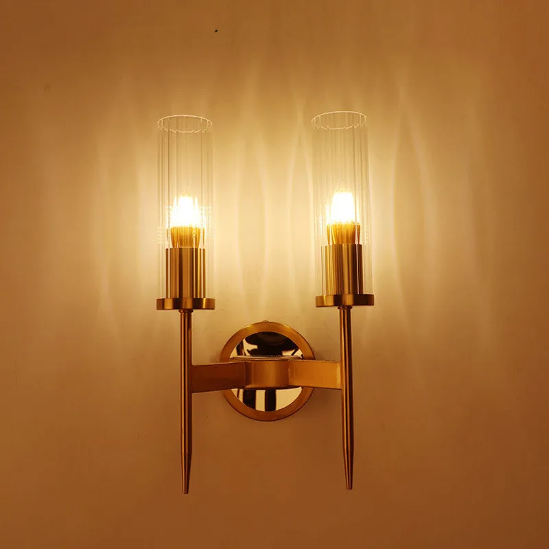 Gold Corridor Hotel Wall Light Wall Sconse Nordic Loft Bedside Led Wall Lamp Creative Coffee Shop 1/2 Heads Home Lighting
Gold Corridor Hotel Wall Light Wall Sconse Nordic Loft Bedside Led Wall Lamp Creative Coffee Shop 1/2 Heads Home Lighting