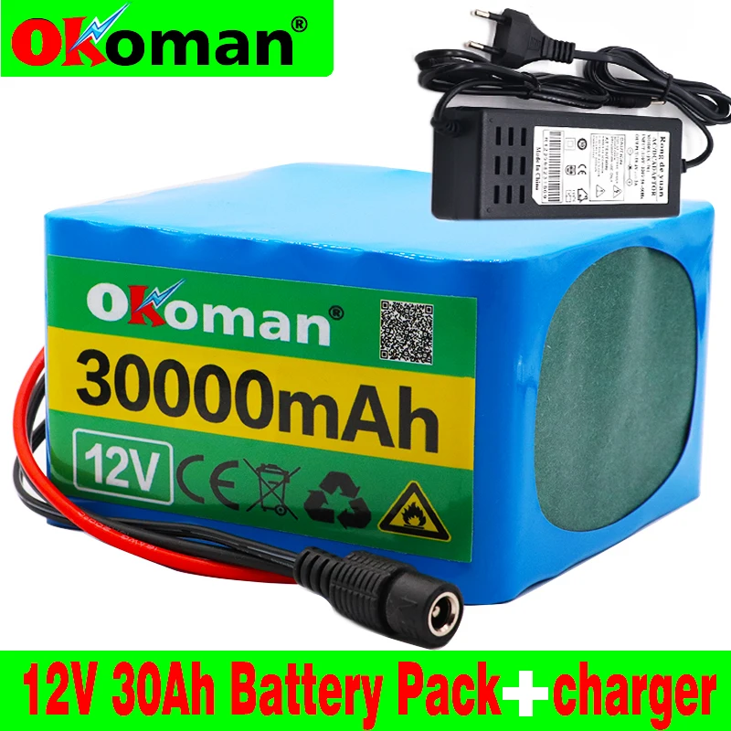 12V 30Ah 3S12P 11.1V 12.6V Lithium Battery Pack for Inverter Xenon Lamp Solar Street Light Sightseeing Car Etc + charger
12V 30Ah 3S12P 11.1V 12.6V Lithium Battery Pack for Inverter Xenon Lamp Solar Street Light Sightseeing Car Etc + charger