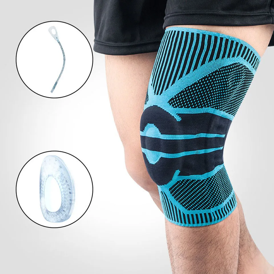 1PCS Sport Fitness Running Knee Support Protect Climbing Pad Knee Sleeves Spring Silicon Padded Protection Compression Knee Pads
1PCS Sport Fitness Running Knee Support Protect Climbing Pad Knee Sleeves Spring Silicon Padded Protection Compression Knee Pads