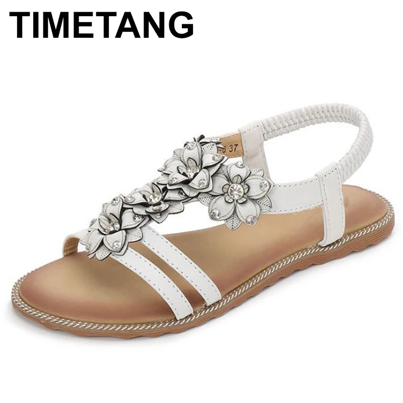 TIMETANGClassic Women Summer sandalias Vacation Flats Sandals Flower Rhinestone Flip Flops Holiday BeachShoes Women FootwearE485
TIMETANGClassic Women Summer sandalias Vacation Flats Sandals Flower Rhinestone Flip Flops Holiday BeachShoes Women FootwearE485