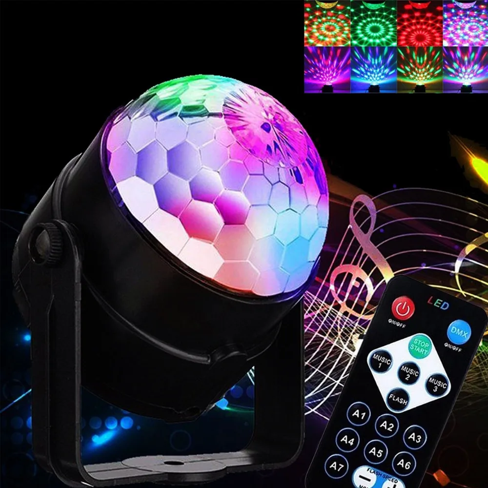 RGB LED Crystal Disco Ball Stage Lamp Party Night Glow Light Bulb Voice Control DJ Club Bar Dancing Show KTV Decoration Night
RGB LED Crystal Disco Ball Stage Lamp Party Night Glow Light Bulb Voice Control DJ Club Bar Dancing Show KTV Decoration Night