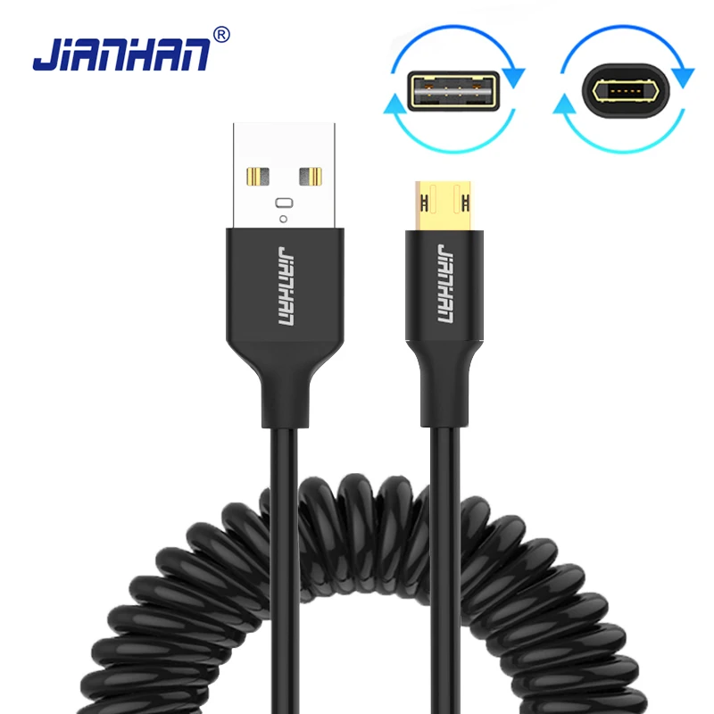 Micro usb cable Spring Reversible USB Charger 2.1A Flexible Fast Charing Micro For Samsung Xiaomi Huawei Android Mobile Phone
Micro usb cable Spring Reversible USB Charger 2.1A Flexible Fast Charing Micro For Samsung Xiaomi Huawei Android Mobile Phone