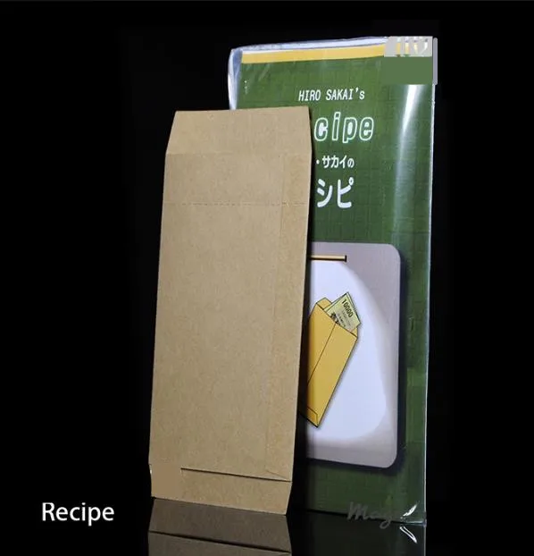 Recipe By Hiro Sakai - Magic Trick,Paper Change Into Bill, Envelope Magic Props Japan Best Selling Magic Product,Gimmick
Recipe By Hiro Sakai - Magic Trick,Paper Change Into Bill, Envelope Magic Props Japan Best Selling Magic Product,Gimmick