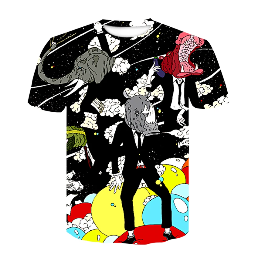 Newest Cartoon Print Animal Cool Funny T-Shirt Men Short Sleeve Summer Tops T Shirt Tshirt Male Fashion T-shirt Male
Newest Cartoon Print Animal Cool Funny T-Shirt Men Short Sleeve Summer Tops T Shirt Tshirt Male Fashion T-shirt Male