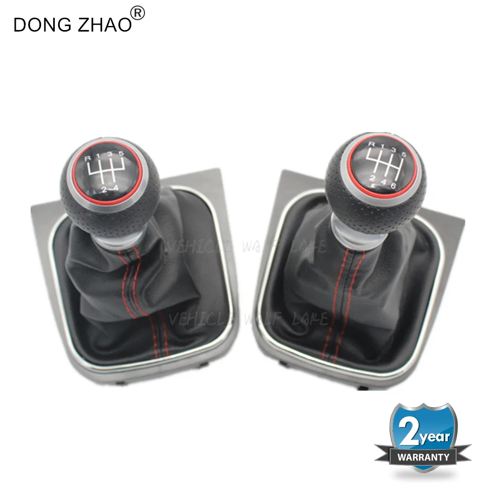For VW Golf 5 MK5 R32 GTD GTI 2004 2005 2006 2007 2008 2009 Car 5 / 6 Speed Car Gear Stick Level Shift Knob With Leather Boot
For VW Golf 5 MK5 R32 GTD GTI 2004 2005 2006 2007 2008 2009 Car 5 / 6 Speed Car Gear Stick Level Shift Knob With Leather Boot