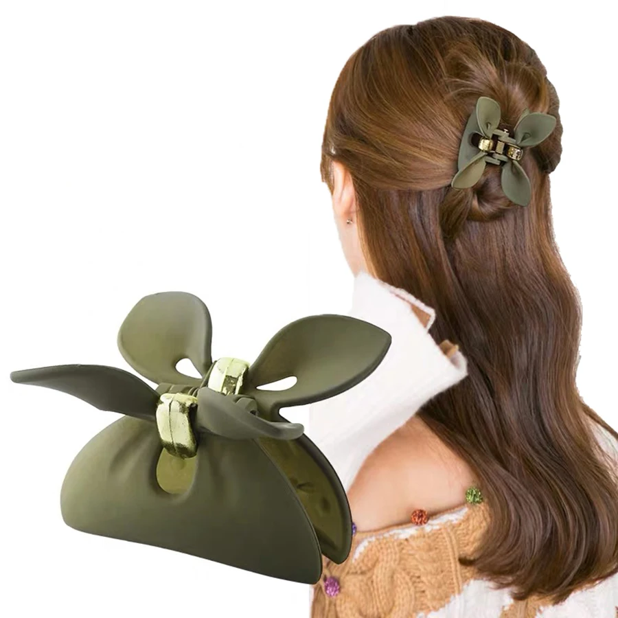 Haimeikang Women Rabbit Ear Acrylic Hair Clip Hairpins Solid Resin Scrub Hair Crab Hair Claws Women Make UP Hair Accessories
Haimeikang Women Rabbit Ear Acrylic Hair Clip Hairpins Solid Resin Scrub Hair Crab Hair Claws Women Make UP Hair Accessories