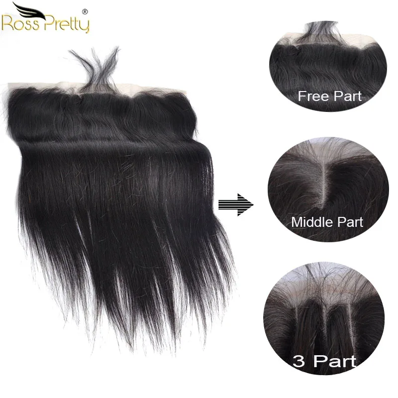 Ross Pretty Remy Brazilian Straight Human Hair Lace Frontal Pre plucked Closure 13x4 With Baby Hair Middle/Free/Three Part Lace
Ross Pretty Remy Brazilian Straight Human Hair Lace Frontal Pre plucked Closure 13x4 With Baby Hair Middle/Free/Three Part Lace