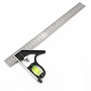 1PCS 12" (300mm) Precise Stainless Steel Measuring Tools Aluminium Combination Square Diy Workshop Hardware Angle Spirit Level
1PCS 12" (300mm) Precise Stainless Steel Measuring Tools Aluminium Combination Square Diy Workshop Hardware Angle Spirit Level
