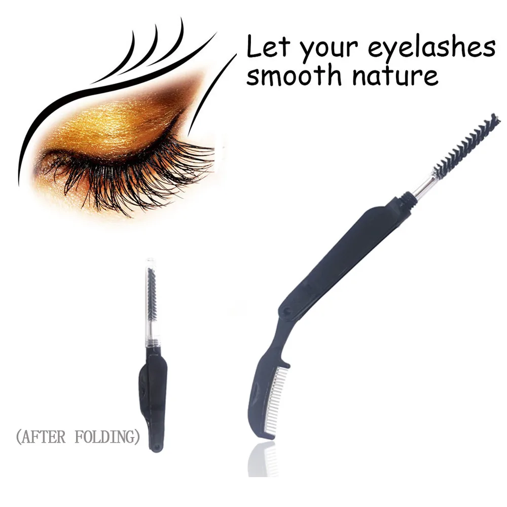New Double-end Folding Eyelash Comb Mini Separator Mascara Lift Curl Metal Beauty Makeup Tool Eyelashes Comb
New Double-end Folding Eyelash Comb Mini Separator Mascara Lift Curl Metal Beauty Makeup Tool Eyelashes Comb