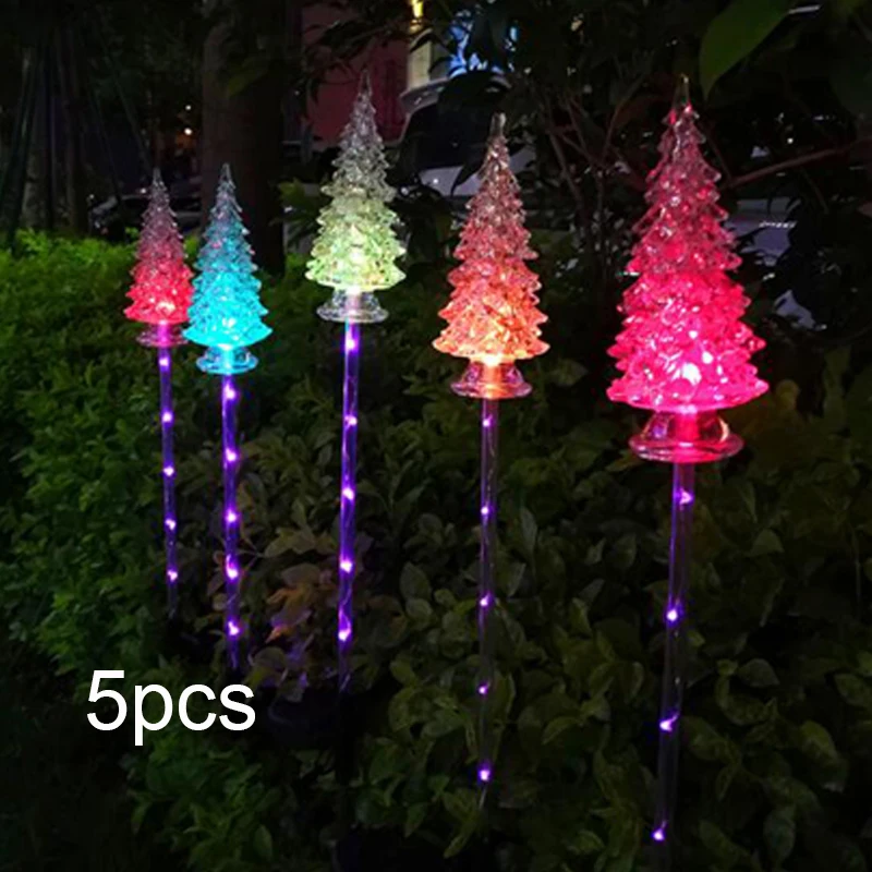 5pcs/lot Solar Lights Christmas Tree Lawn Lights Suitable for Outdoor Community Villa Garden Lighting LED Supplies IP65 i
5pcs/lot Solar Lights Christmas Tree Lawn Lights Suitable for Outdoor Community Villa Garden Lighting LED Supplies IP65 i