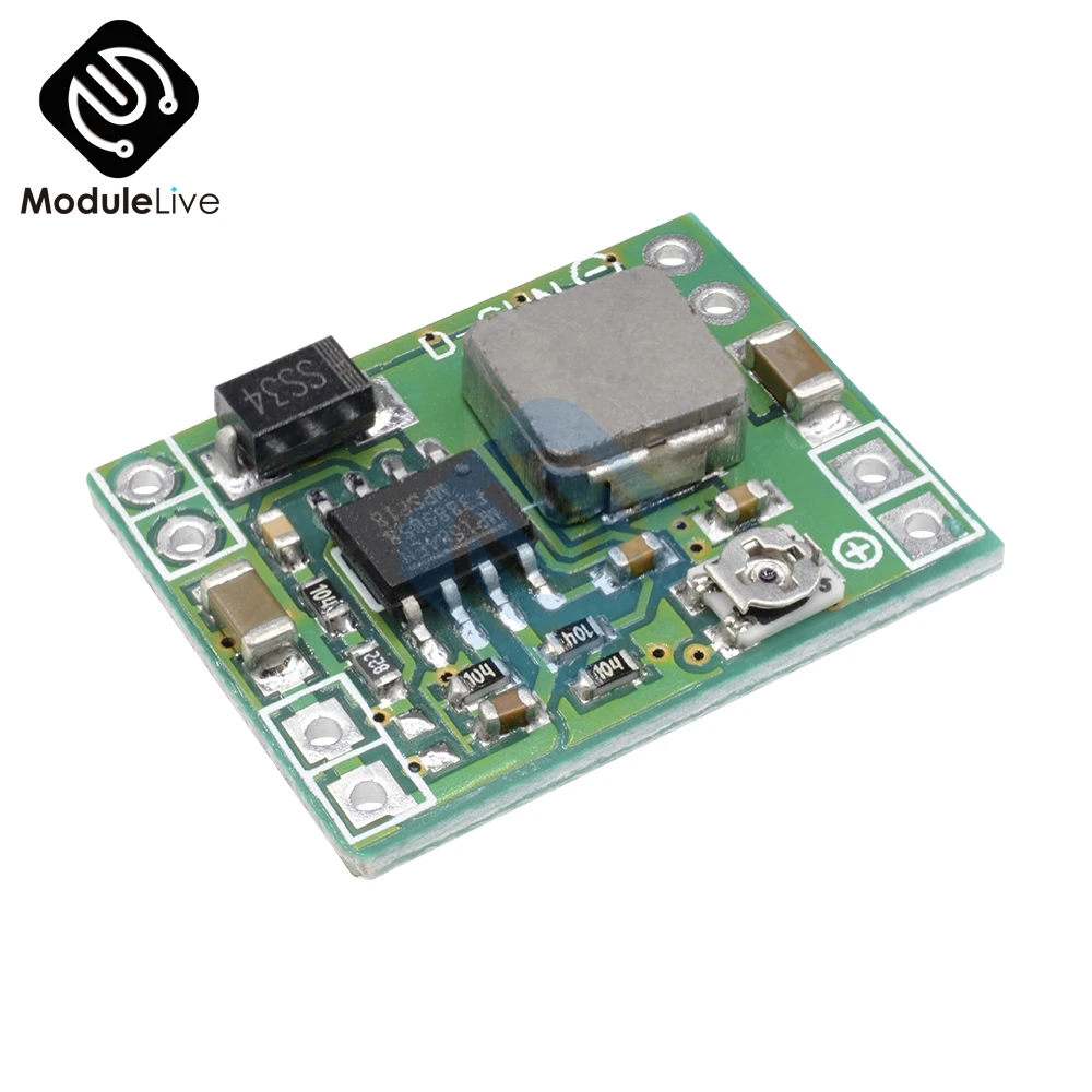 Mini 3A DC-DC Converter Adjustable Step down Transformers Module Adjustable Buck Converter for Arduin Replace LM2596s
Mini 3A DC-DC Converter Adjustable Step down Transformers Module Adjustable Buck Converter for Arduin Replace LM2596s