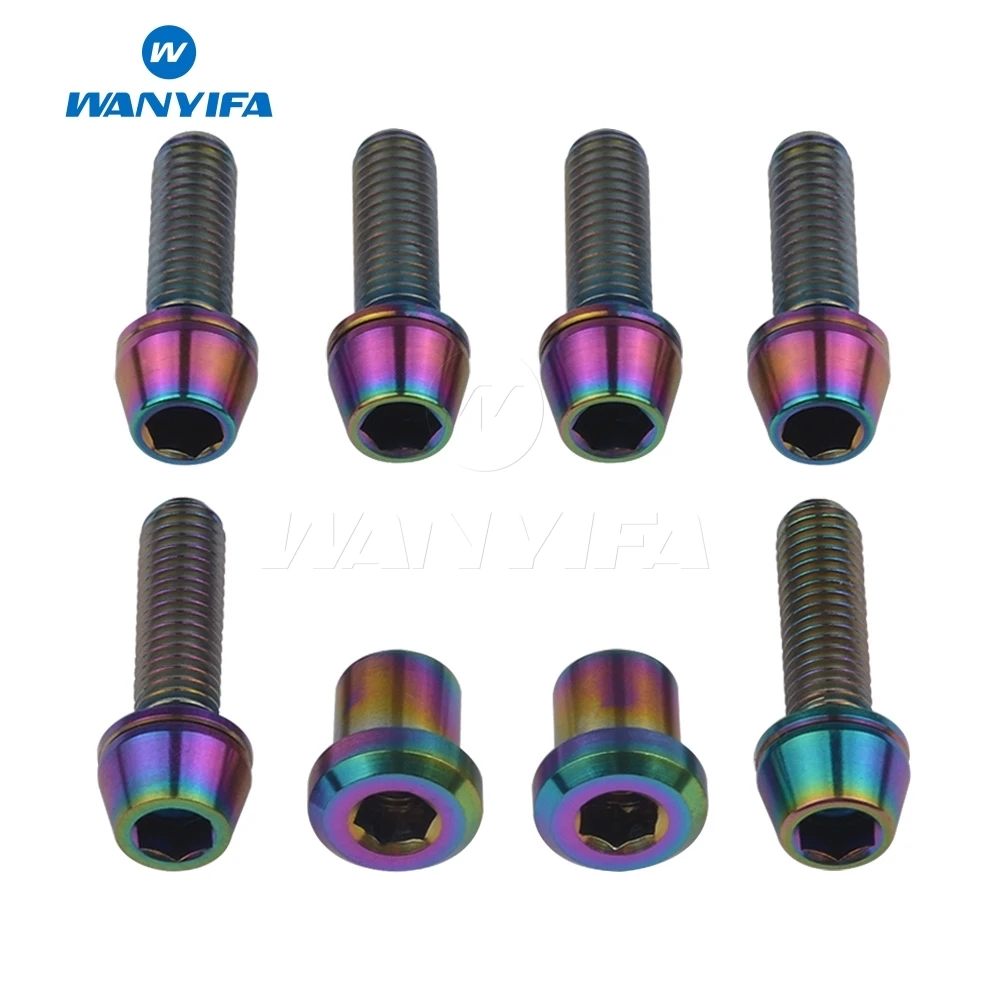 Wanyifa Titanium M5x16 18mm Blot for 3T ARX LTD Stem - Complete Titanium Bolts Hardware Upgrade Kit
Wanyifa Titanium M5x16 18mm Blot for 3T ARX LTD Stem - Complete Titanium Bolts Hardware Upgrade Kit