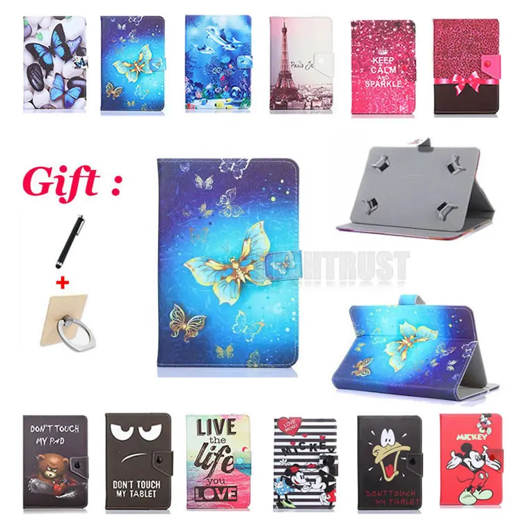 Universal 10.1 inch Cartoon Pu Leather Stand Case For PiPO W8/W3F/W3/W1/P9/M9s/M9/M8HD/M9Pro 10.1" Tablet Cover + 2 Gifts
Universal 10.1 inch Cartoon Pu Leather Stand Case For PiPO W8/W3F/W3/W1/P9/M9s/M9/M8HD/M9Pro 10.1" Tablet Cover + 2 Gifts
