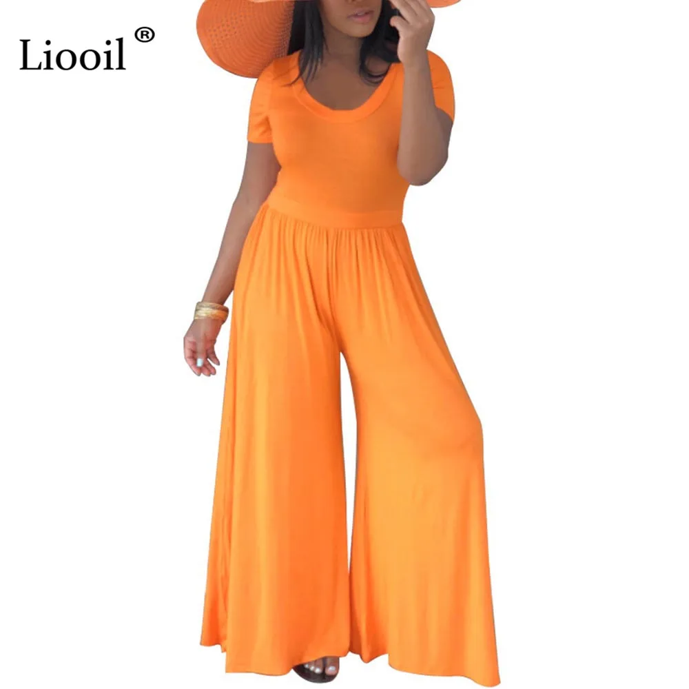 Liooil Casual Black Jumpsuits For Women 2019 Fashionable O Neck High Waist Party Sexy Rompers Womens Jumpsuit Wide Leg Overalls
Liooil Casual Black Jumpsuits For Women 2019 Fashionable O Neck High Waist Party Sexy Rompers Womens Jumpsuit Wide Leg Overalls