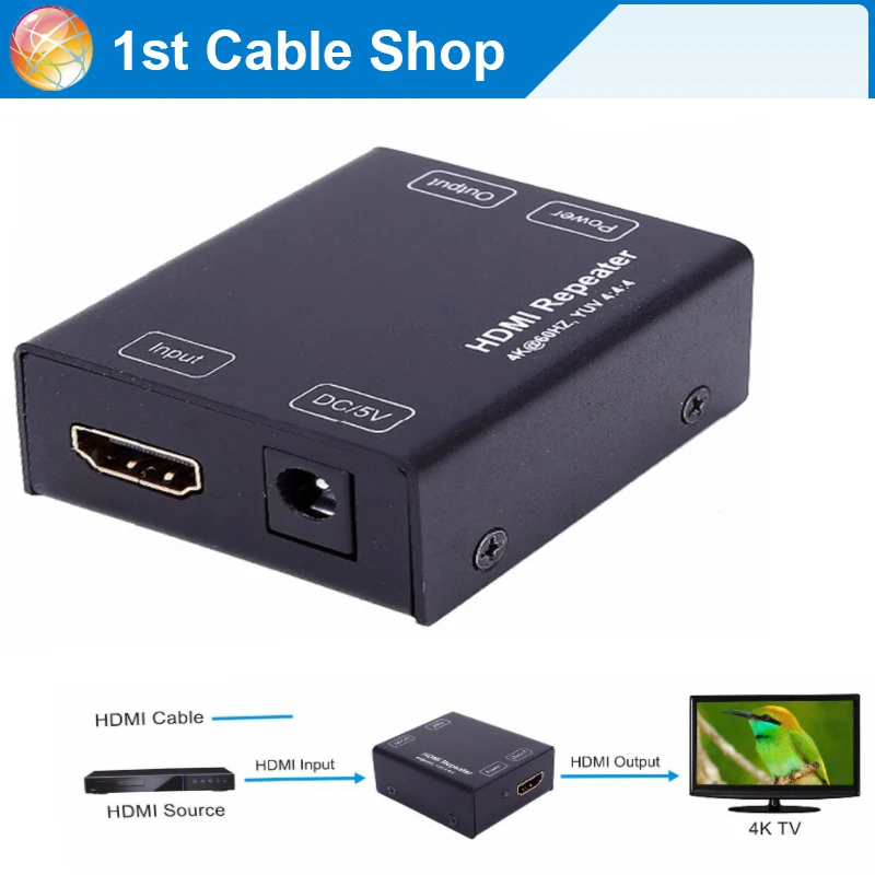 HDmatters Active HDMI repeater amplifier with Power supply up to 100ft 30M 1080P 4K
HDmatters Active HDMI repeater amplifier with Power supply up to 100ft 30M 1080P 4K