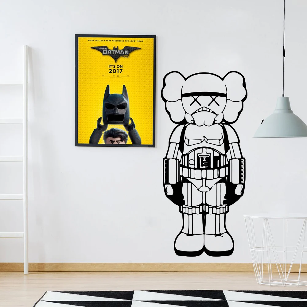 Large Star Wars Stormtrooper KAWS Wall Sticker Kids Room Bedroom Cartoon Star Wars Kaws Wall Decal Play Room Vinyl Decor
Large Star Wars Stormtrooper KAWS Wall Sticker Kids Room Bedroom Cartoon Star Wars Kaws Wall Decal Play Room Vinyl Decor